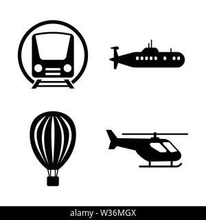 Transport, Transportation. Simple Related Vector Icons Set for Video, Mobile Apps, Web Sites, Print Projects and Your Design. Seasonal Tyre Fitting ic Stock Vector