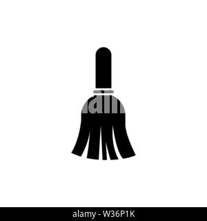 Kitchen Brush. Flat Vector Icon. Simple black symbol on white background Stock Vector