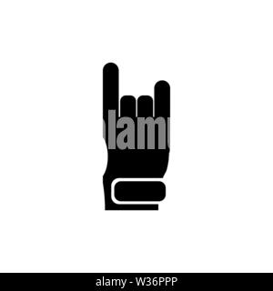 Rock And Roll Metal Devil Horns Gesture Hand Sign Stock Vector Image Art Alamy