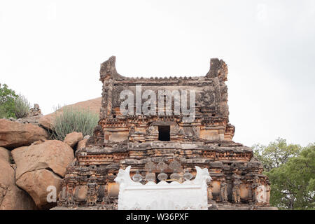 Gopuram of Malyavanta Raghunatha Temple, Hampi , Karnataka Stock Photo