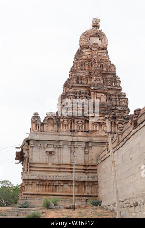 Gopuram of Malyavanta Raghunatha Temple, Hampi , Karnataka Stock Photo