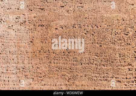 Empty concrete wall texture background, red colour. Stock Photo