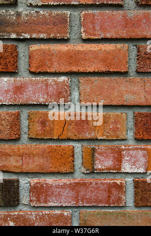 Texture pattern of a orange brick wall Stock Photo