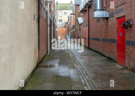 Street life, Hartlepool.  UK Stock Photo