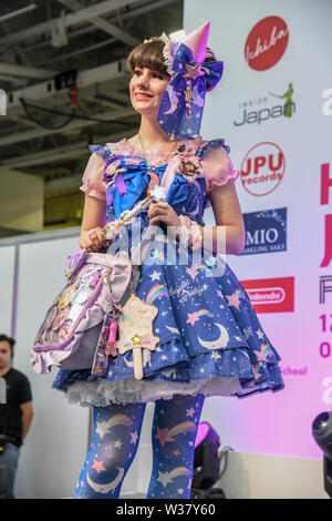 London, UK. 13th July, 2019.London, UK. 13th July, 2019. London, UK. 13th July, 2019London, UK. 13th July, 2019.Hyper J-Style Collection Fashion Show at Hyper Japan Festival 2019 - Day 2 on 13 July 2019, Olympia London, UK. Credit: Picture Capital/Alamy Live News Credit: Picture Capital/Alamy Live News Credit: Picture Capital/Alamy Live News Credit: Picture Capital/Alamy Live News Stock Photo