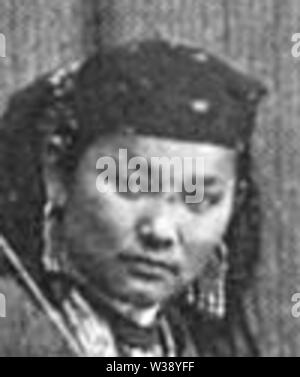 Sart woman Mongoloid Stock Photo - Alamy