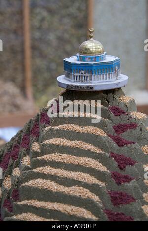 Spice pyramid in Jerusalem Stock Photo