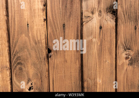 Old Vintage Wooden Grunge Fence Surface. Brown Planks Background and Texture. Stock Photo