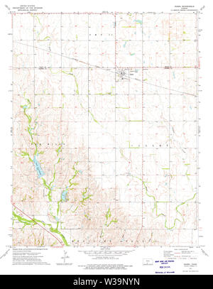 Isabel, Kansas, Map 1973, 1:24000, United States Of America By Timeless 