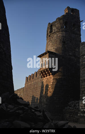 Daulatabad, also known as Devagiri a 14th-century fort near Aurangabad Maharashtra INDIA Stock Photo