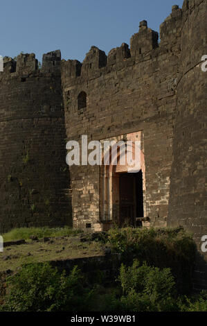 Daulatabad, also known as Devagiri a 14th-century fort near Aurangabad Maharashtra INDIA Stock Photo