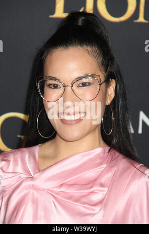 HOLLYWOOD, CA - JULY 09: Ali Wong attends the premiere of Disney's "The