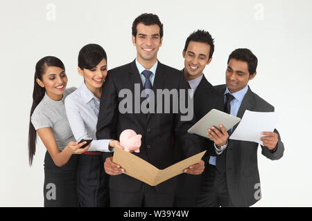 Business executives working Stock Photo