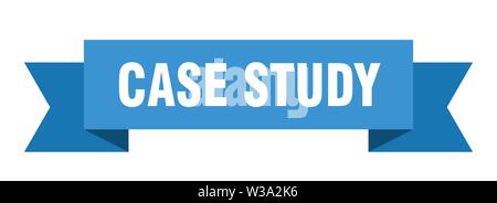 case study ribbon. case study isolated sign. case study banner Stock Vector