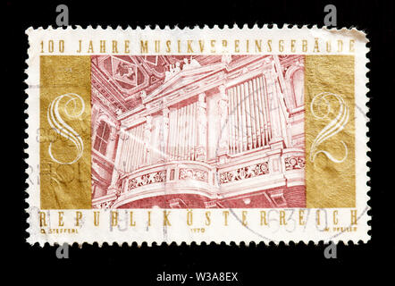 Austria Postage Stamp - 1970 Stock Photo