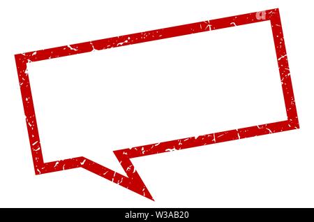 blank sign. blank square speech bubble. blank Stock Vector
