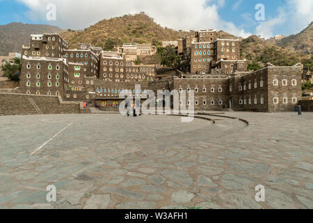 Rojal Heritage Vilage in Asir Province in Saudi Arabia Stock Photo