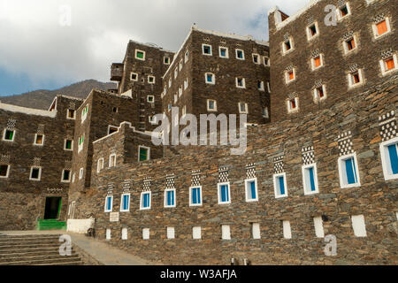 Rojal Heritage Vilage in Asir Province in Saudi Arabia Stock Photo