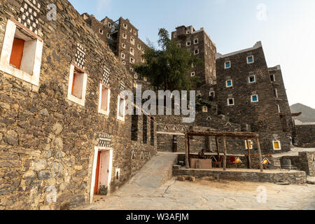 Rojal Heritage Vilage in Asir Province in Saudi Arabia Stock Photo