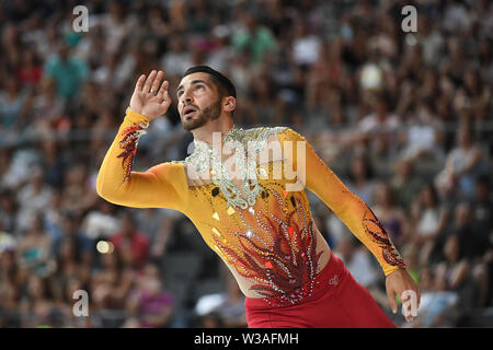 LUCA LUCARONI from Italy, performs in Senior Men FreeSkating Long ...