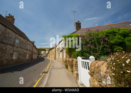 A view of Abbotsbury village near Chesil Beach. Dorset England UK GB Stock Photo