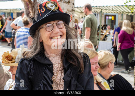 13/07/2019 Hebden Bridge, West Yorkshire, UK  Hebden Bridge Steampunk Festival returns on the 13th & 14th July 2019, bringing you a weekend of fun and Stock Photo