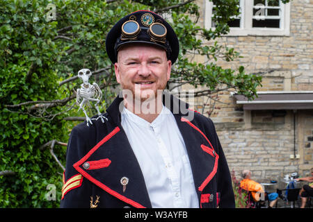 13/07/2019 Hebden Bridge, West Yorkshire, UK  Hebden Bridge Steampunk Festival returns on the 13th & 14th July 2019, bringing you a weekend of fun and Stock Photo