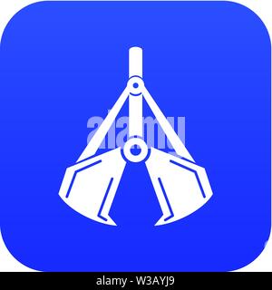 Excavator icon, simple style Stock Vector