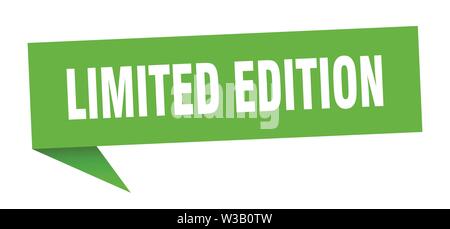 limited edition speech bubble. limited edition sign. limited edition banner Stock Vector