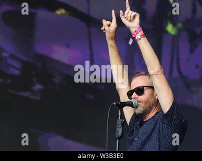 London, UK. 13th July, 2019. American band performs on Day 4 at the Hyde Park during a British Summertime Festival in London. Credit: SOPA Images Limited/Alamy Live News Stock Photo