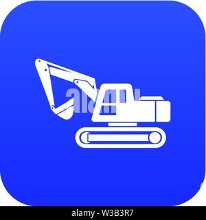 Digging machine icon, simple style Stock Vector