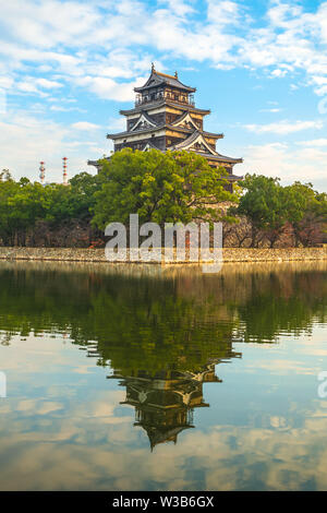 Hiroshima Castle (Carp Castle) in Hiroshima, Japan Stock Photo