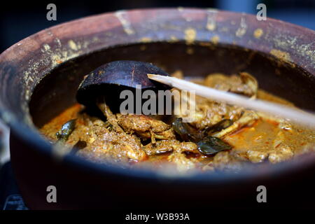 Gulai bebek, Curry duck Traditional Indonesian Cuisine Stock Photo