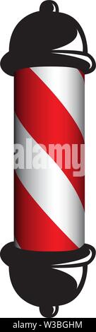 Barber pole Stock Vector