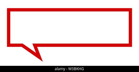 blank sign. blank square speech bubble. blank Stock Vector