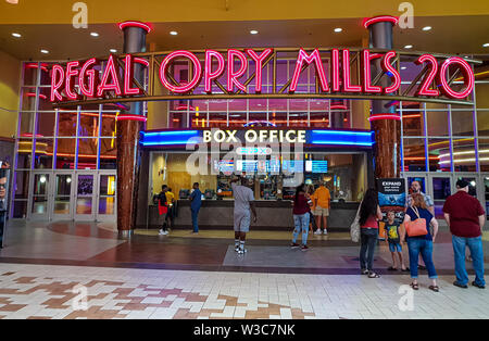 Entrance of the Opry Mills Mall, Nashville, Tennessee. Editorial