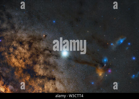Milky Way Over California Stock Photo