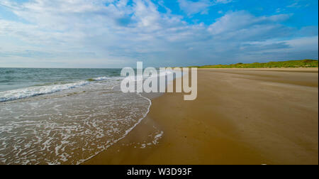 Beach at Hargen aan Zee in the north of netherland Stock Photo