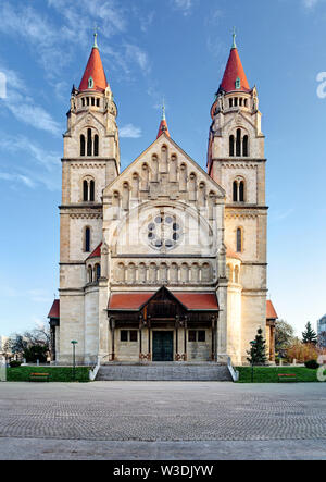 St. Francis of Assisi Church in Vienna, Austria. Stock Photo