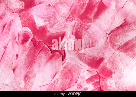 Pink holi powder explosion on white background Stock Photo