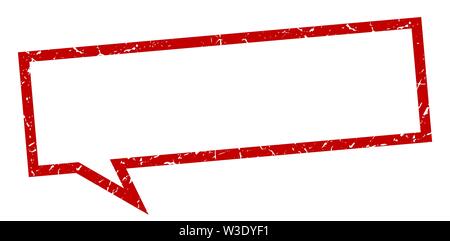 blank sign. blank square speech bubble. blank Stock Vector