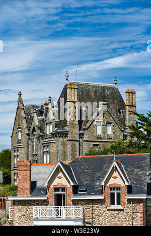 old ville in Dinard in Brittany. FranceDinard in Brittany. France Stock Photo