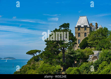 old ville in Dinard in Brittany. FranceDinard in Brittany. France Stock Photo