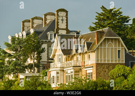 old ville in Dinard in Brittany. FranceDinard in Brittany. France Stock Photo