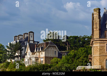 old ville in Dinard in Brittany. FranceDinard in Brittany. France Stock Photo