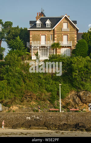 old ville in Dinard in Brittany. FranceDinard in Brittany. France Stock Photo