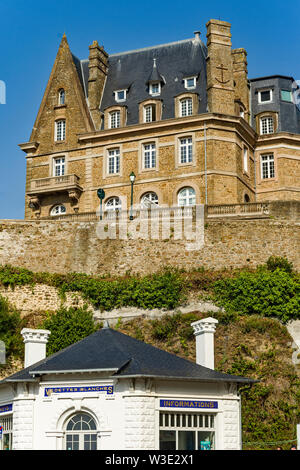 old ville in Dinard in Brittany. FranceDinard in Brittany. France Stock Photo