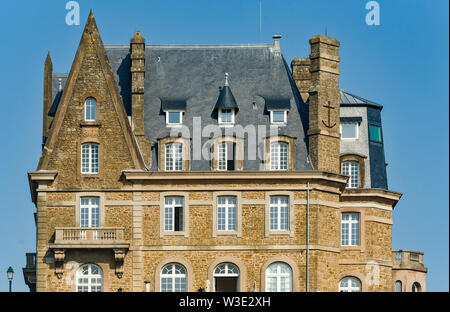 old ville in Dinard in Brittany. FranceDinard in Brittany. France Stock Photo