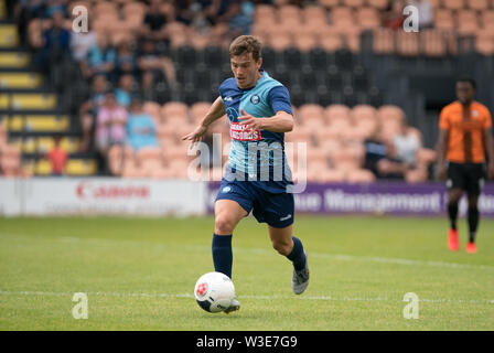 Dominic Gape of Wycombe Wanderers during the pre season friendly match between Barnet v Wycombe Wanderers at The Hive, London, England on 13 July 2019 Stock Photo