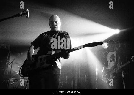 Mogwai performing at All Tomorrows Parties, ATP The Directors Cut Weekend One, 26th March 2004. Pontins, Camber Sands, West Sussex, United Kingdom. Stock Photo